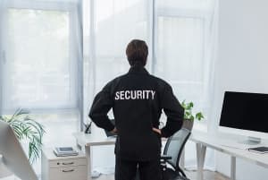 Strong Workplace Security Measures Include A Security Guard Presence